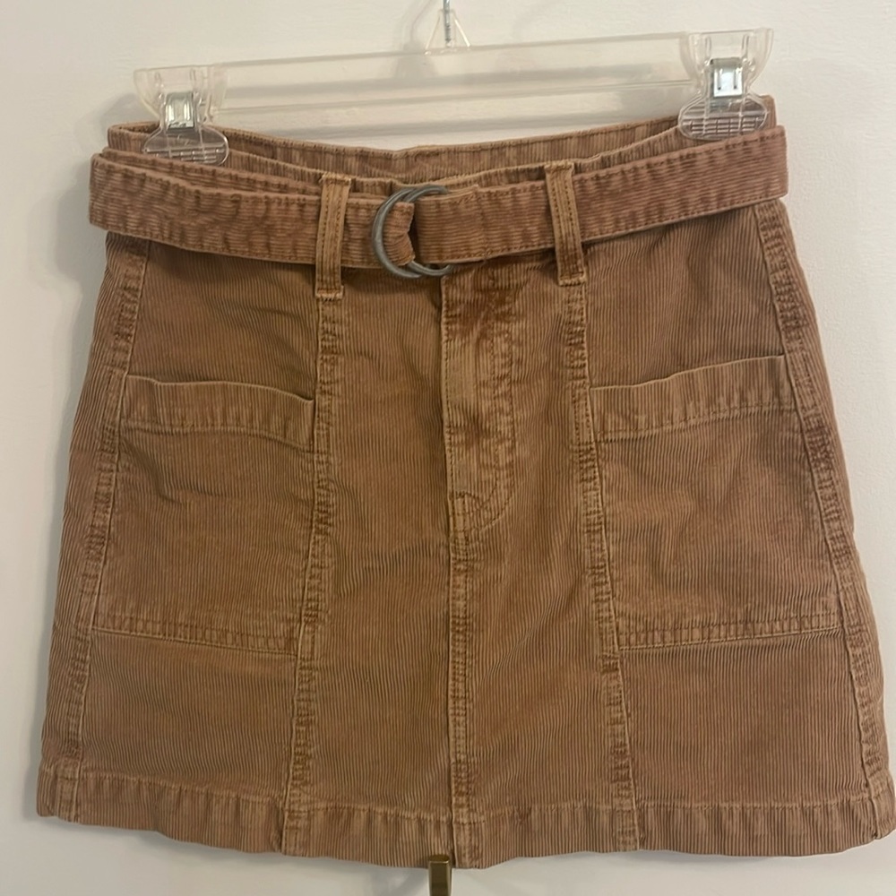 American Eagle Brown Corduroy Skirt